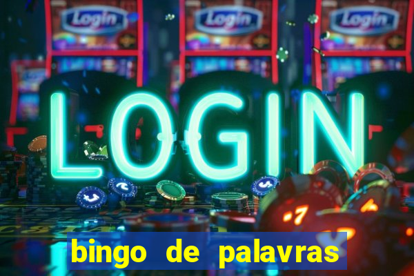 bingo de palavras de natal